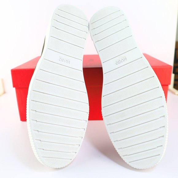 Hugo Boss Men's Zero Slip on Suede Sneakers 10 US Dark Green- 0093, 0096 - Picture 9 of 10